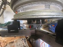 Another point of view of a spoke mount rotor on a No-Mar machine.