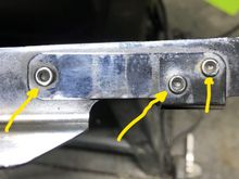 Drill out these rivets