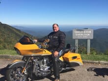 My first ride on the Blue Ridge Parkway.