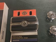 Large brake pedal pad