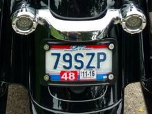 I was wanting to go to a Street Glide look, I liked the clean lines and the turn signals