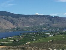 Across the valley looking east to the decent I just made