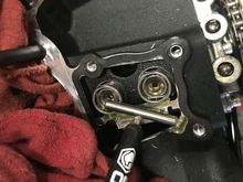 I remove the lifter anti rotation pin with a magnet just to be safe. It will suck if you drop it in the crank case.