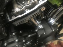 Oil breathers installed and torqued.