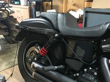 Burly 12.5 inch Stilletto shocks.