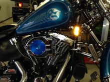 after
picture a level line horizontal on the bottom of the tank from the crossover to the seat, that's gas you can't use.