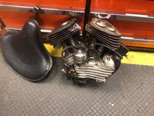My motor sitting on the floor after being ripped from the frame.