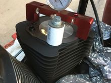 Ended up with 160 PSI when assembled, bit shy of the 165 l anticipated with .030 H/gasket.