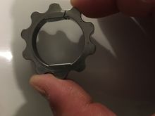 Split the small gear