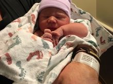 About an hour old.