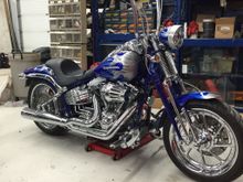 2009 FXSTSSE3 CVO SPRINGER
