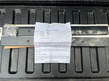 Never used Saddlebag skids with stainless mounting hardware