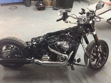 Metal work stripped and ready for Paint