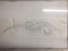 rear fender scroll design?