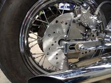 And the new brake rotor and pads.....