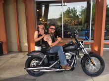 Outside Paradise Harley