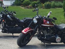 Josinator's 2017 FLSTFBS (She rides two Fat Boys; her bike and me)