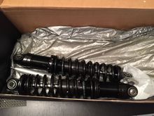 The shocks were clearly in contact during shipping. Tool and installation hardware were also not secured.