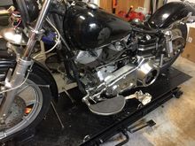 1976 FXE Shovel: so ugly its' good looking