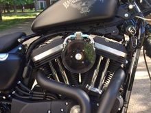 Loving my Outlaw HiFlow 587 Air Cleaner System w/ Transparent Cover.  I think the external breather really sets it off!