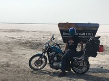 After review, it is the chop fender rack!
This was our cross country set up! That rack did a great job holding all our junk. No bagger needed.