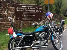 A better view of the sign, this trip was also the 1st long ride with the new "stage 1". 