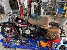 Stuff is going on pretty fast dash, Tanks, bags even have a brake light and taillight !