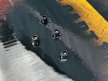 Allen bolts for bar clamp, now black to go against the red