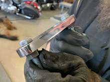 Milled and polished aluminum spacer.