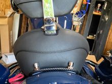 Lea I ing with the bike under its own weight