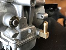 New elbow pressed into place