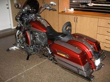 Solo seat replaced the sundowner 2 up.   Also added Corbin luggage rack and ultra saddle bag guards to dress it up!