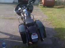 Rocking the FBI.rear fender in candy green.... shes so PHAT