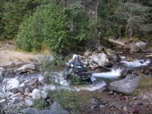 through the creek to red rose mine
