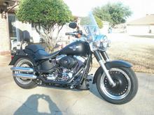 Full Cruise mode with windshield, rear seat and sissy bar installed Jan2011. Front chin spoiler, aux lights, added also.