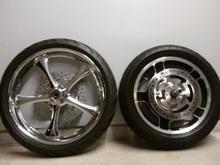 Front wheels, new vs old.