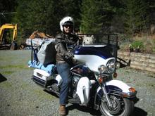 herbert an I leave for a two day camping.