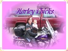 My grand daughter and I ...soon to be biker babe!