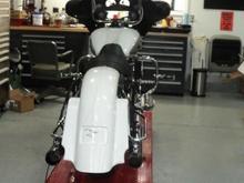 Fitting the Sinister fender. Super nice piece