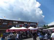 Afternoon clouds rolling in......got a FEW sprinkles out of this, but not much...
