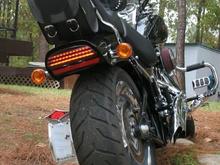 Softail LED Tail Light &amp; Reflector 2