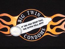 I have these shirts listed for sale in the "For Sale" section of HDForums. The back says "Go Big or Go Home!"