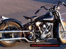 Knucklehead Flanders Bars from 1942 
http://www.sideroadcycles.com/AmericanMotorcycles/Handlebars/AmericanHandlebars.html