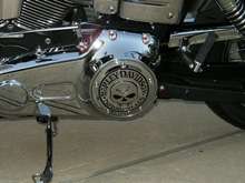 Unique Derby cover Only one with red eyes and fangs