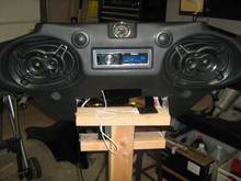 waiting on paint next, but it's all wired up ARC audio in the house!
