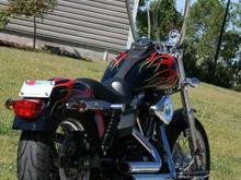 VH Side shots, S&amp;S air cleaner, 18" apes, 180 rear tire