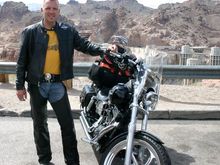 Me and my Street Bob in desert near Hoover Dam.
April 2008