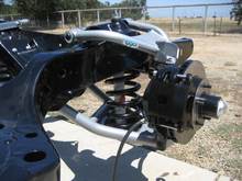 Silver cpp tubular a-arms, disc brakes, 2in dropped spindles &amp; big block hotchkis 1in lowering springs