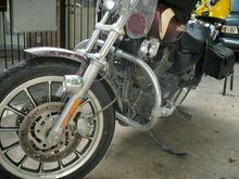 The bike probably isn't the best vehicle for oil field support trips.