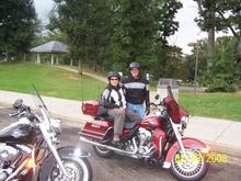 Me and the Wife at a VA rest area